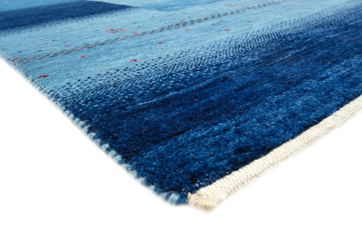 Alfombra Gabbeh - Loribaft Indus - 303 x 241 cm - azul marino