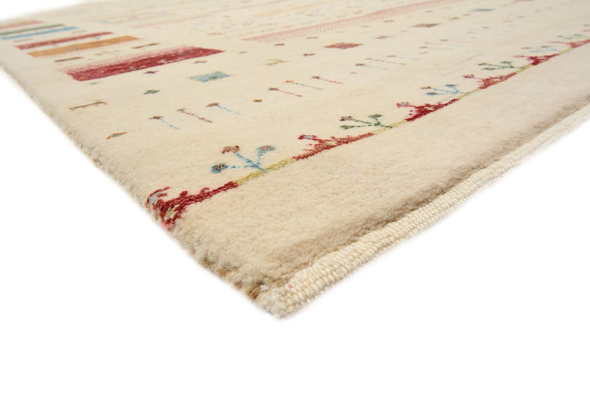 Alfombra Gabbeh - Loribaft Indus - 356 x 251 cm - beige claro