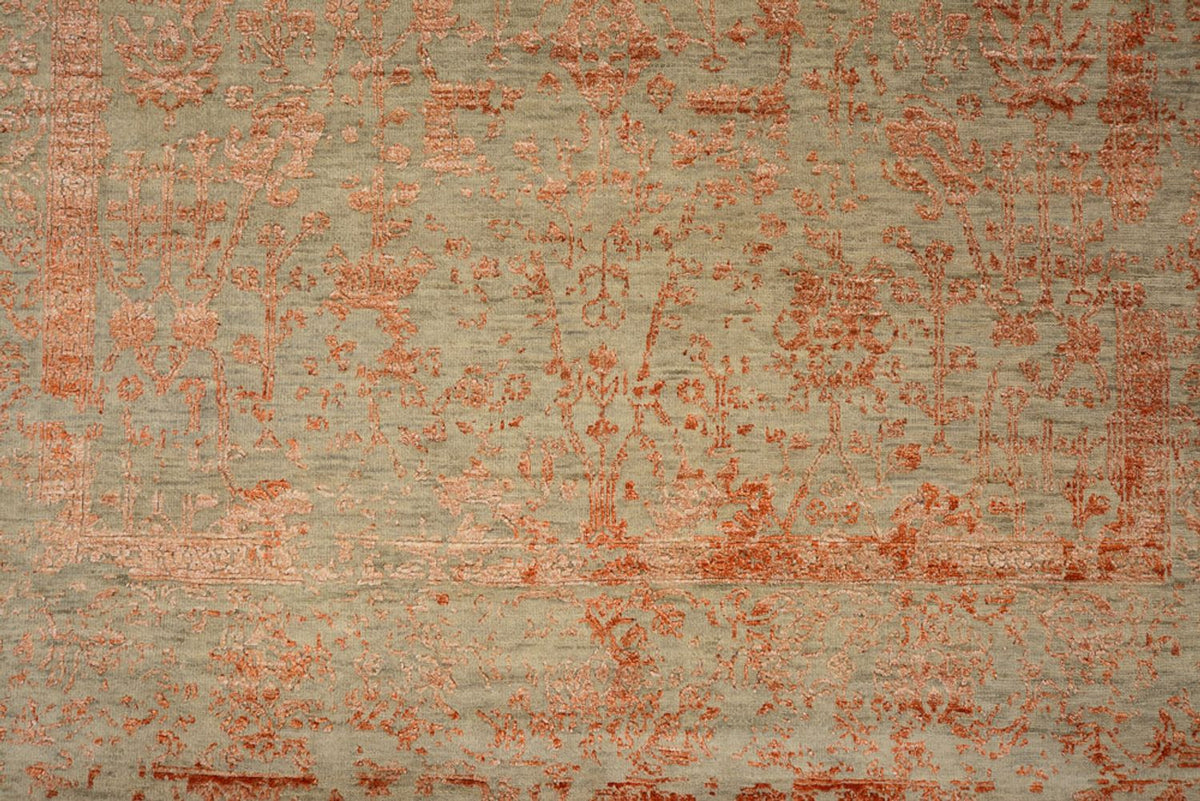 Alfombra de diseño - 231 x 175 cm - óxido