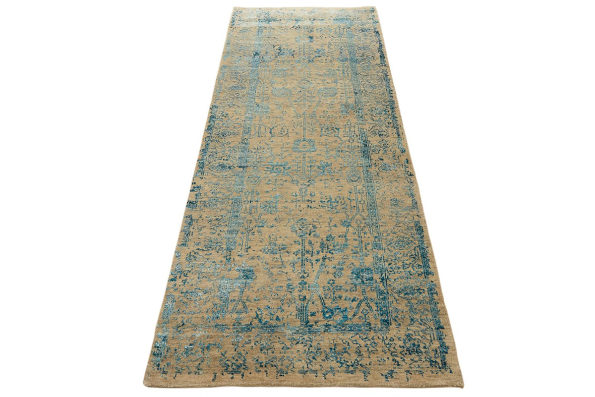 Alfombra de pasillo Alfombra de diseño - 243 x 84 cm - camello