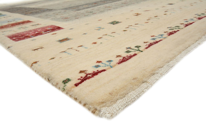 Alfombra Gabbeh - Loribaft Indus - 244 x 177 cm - beige claro