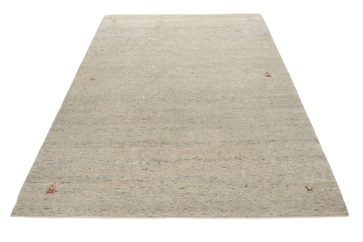 Alfombra Gabbeh - Loribaft Indus - 238 x 175 cm - beige claro