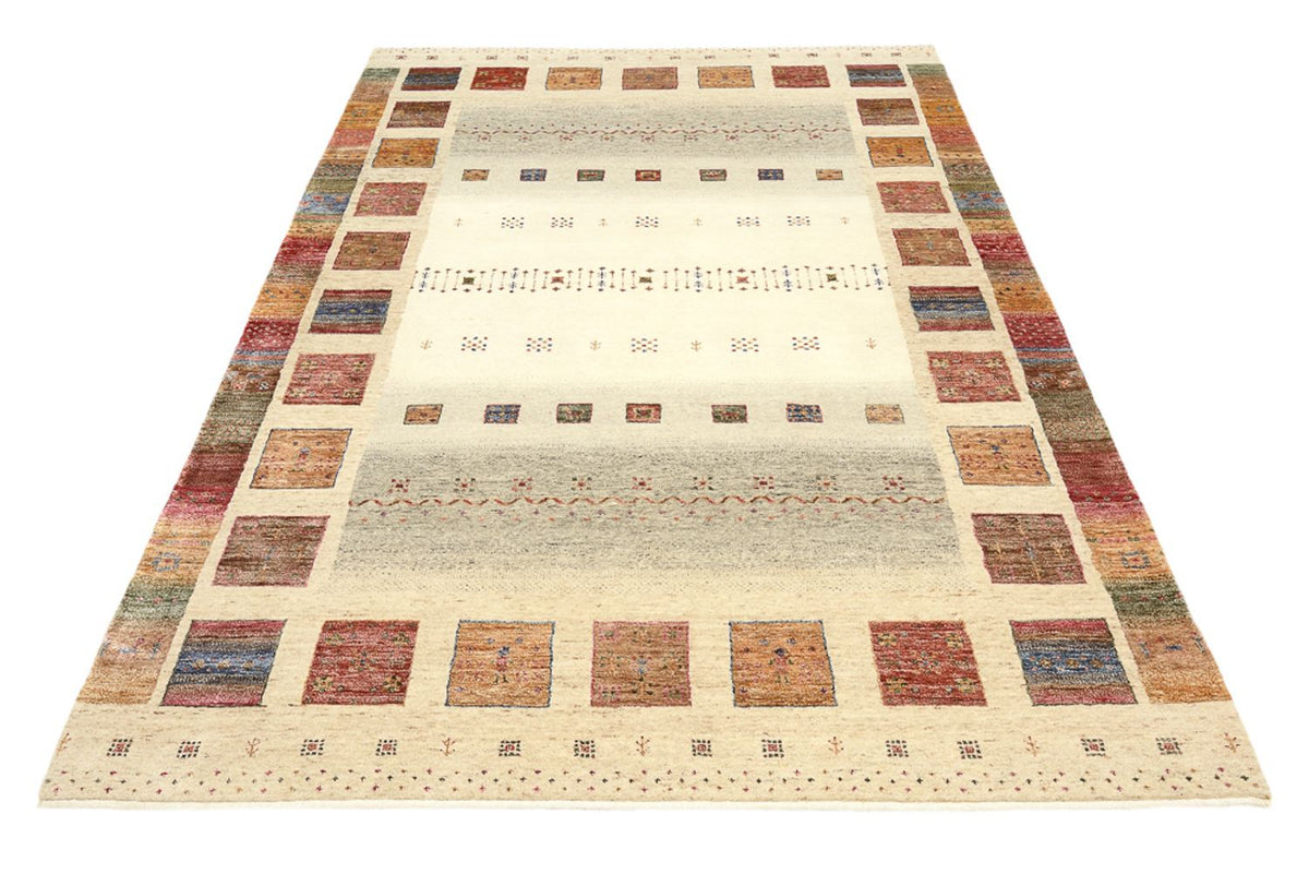 Alfombra Gabbeh - Loribaft Indus - 244 x 175 cm - multicolor
