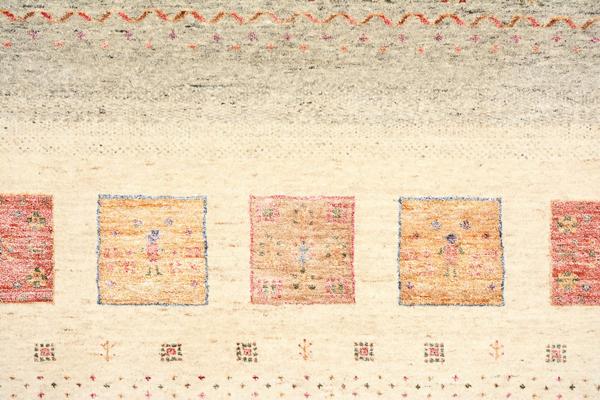Alfombra Gabbeh - Loribaft Indus - 244 x 175 cm - multicolor