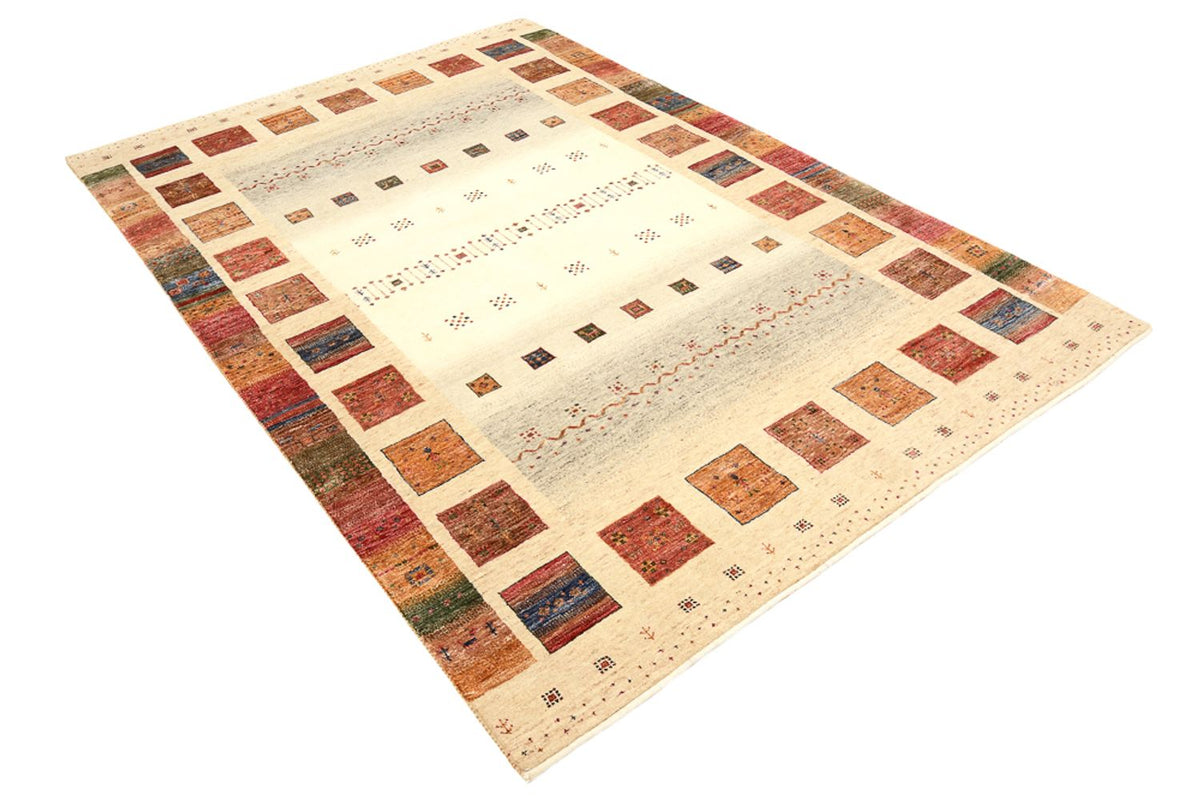 Alfombra Gabbeh - Loribaft Indus - 242 x 168 cm - multicolor