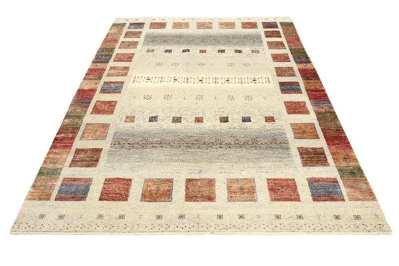 Alfombra Gabbeh - Loribaft Indus - 241 x 176 cm - multicolor