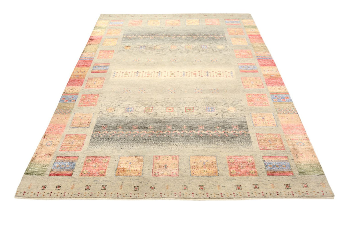 Alfombra Gabbeh - Loribaft Indus - 241 x 176 cm - multicolor