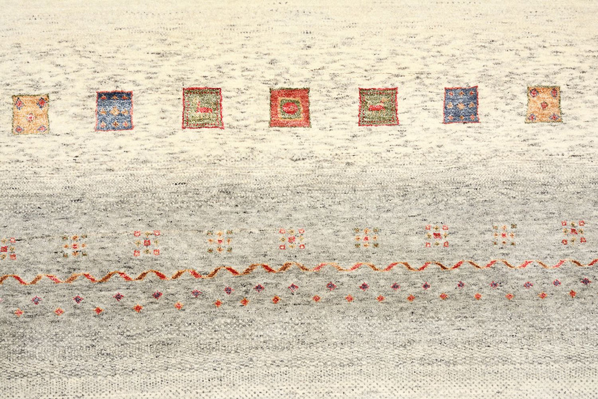 Alfombra Gabbeh - Loribaft Indus - 341 x 248 cm - multicolor