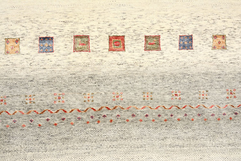 Alfombra Gabbeh - Loribaft Indus - 341 x 248 cm - multicolor