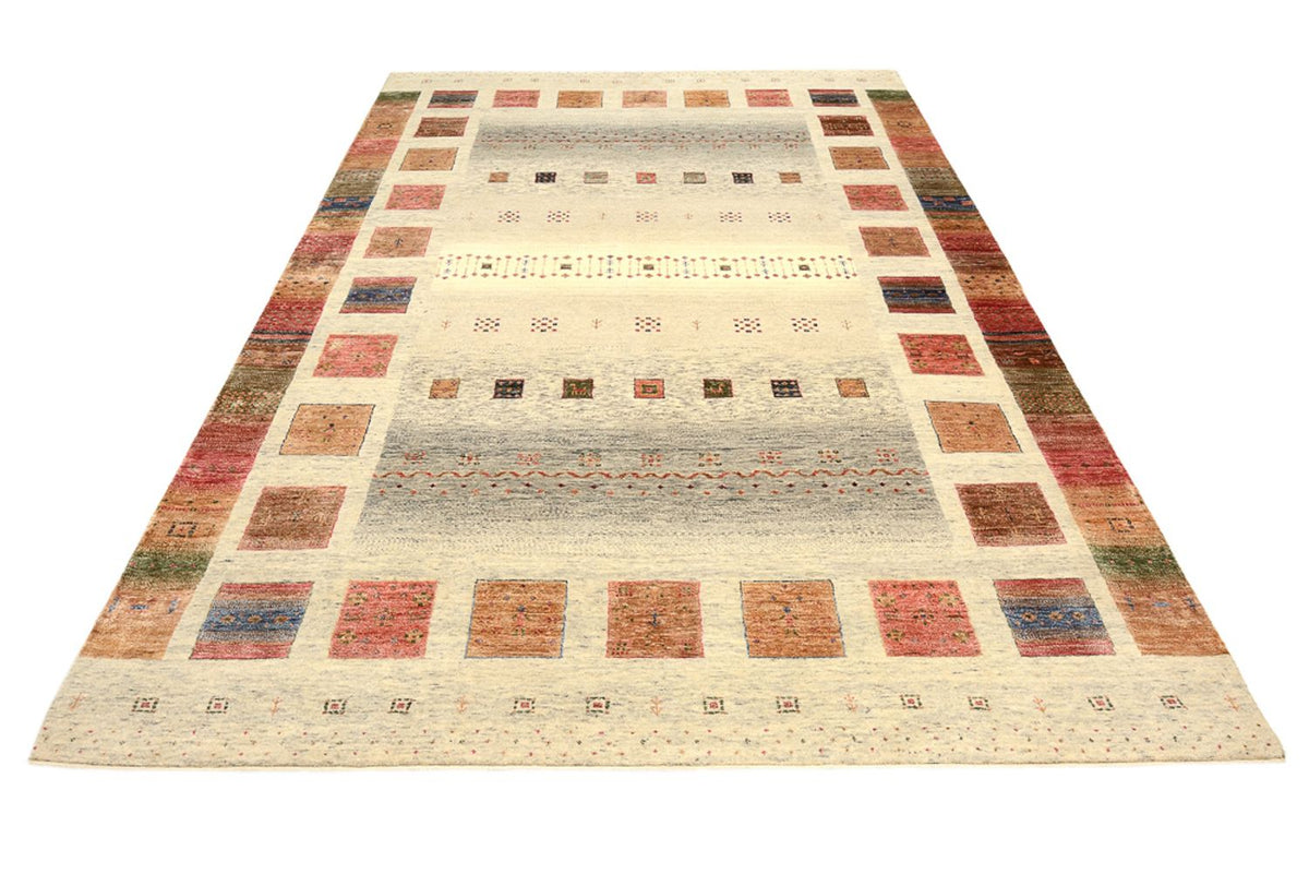 Alfombra Gabbeh - Loribaft Indus - 302 x 206 cm - multicolor