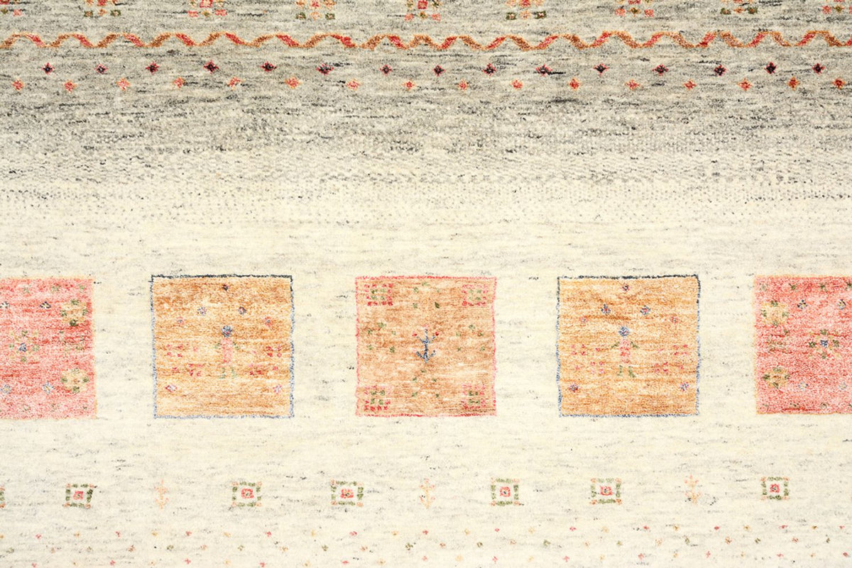 Alfombra Gabbeh - Loribaft Indus - 302 x 206 cm - multicolor