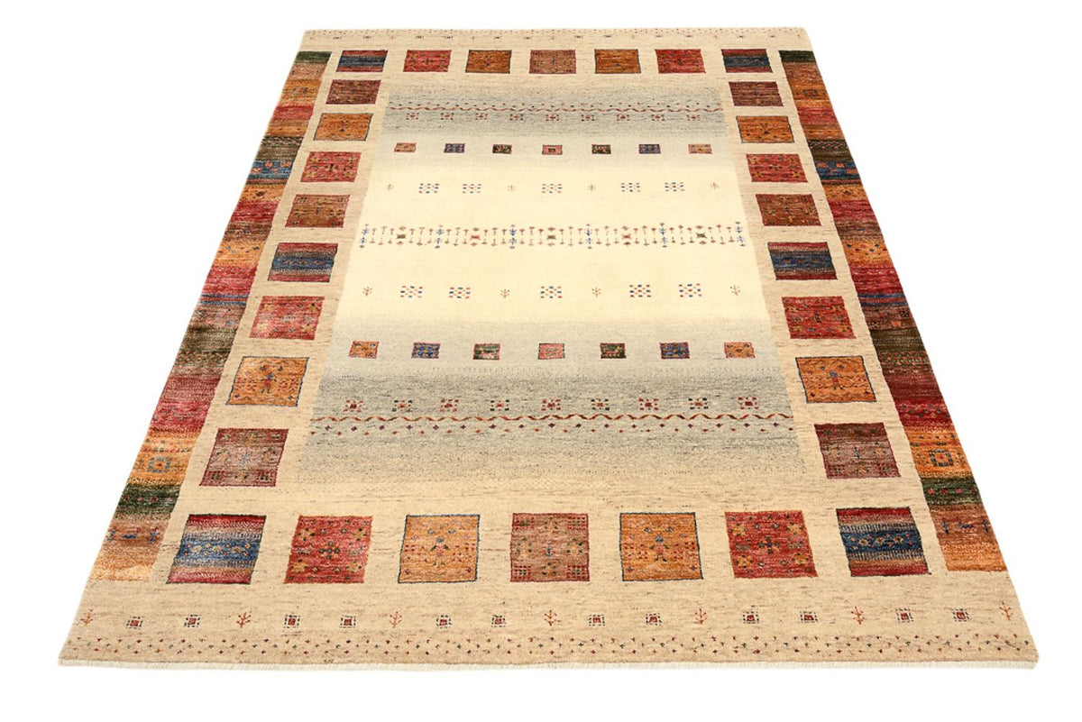 Alfombra Gabbeh - Loribaft Indus - 204 x 156 cm - multicolor