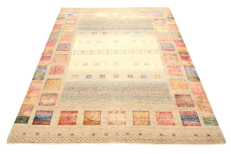 Alfombra Gabbeh - Loribaft Indus - 204 x 156 cm - multicolor