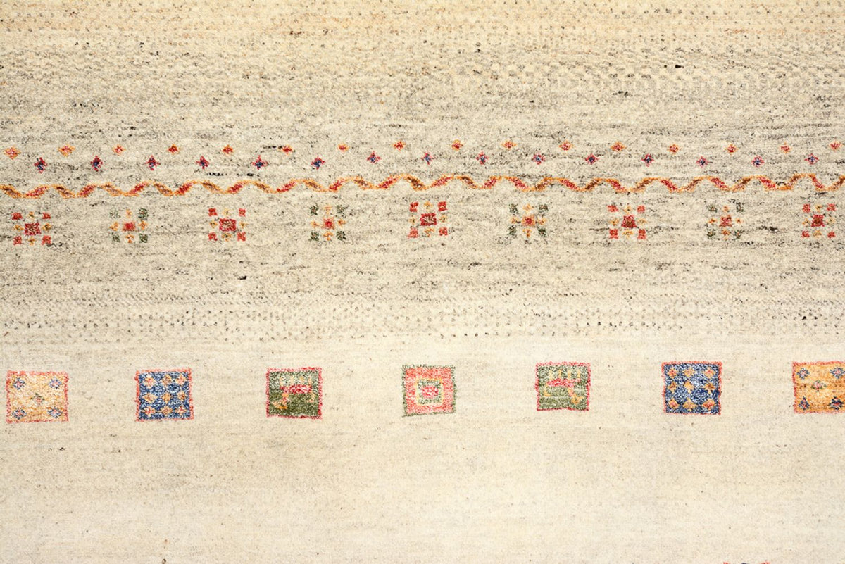 Alfombra Gabbeh - Loribaft Indus - 207 x 148 cm - multicolor