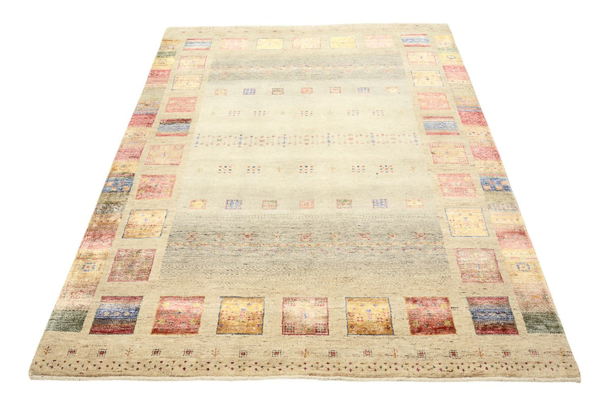 Alfombra Gabbeh - Loribaft Indus - 207 x 148 cm - multicolor