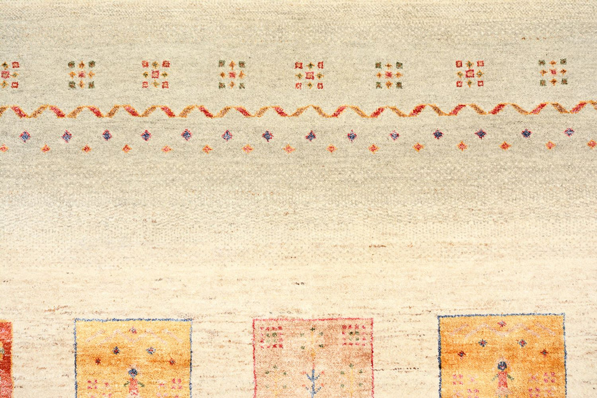 Alfombra Gabbeh - Loribaft Indus - 345 x 247 cm - multicolor