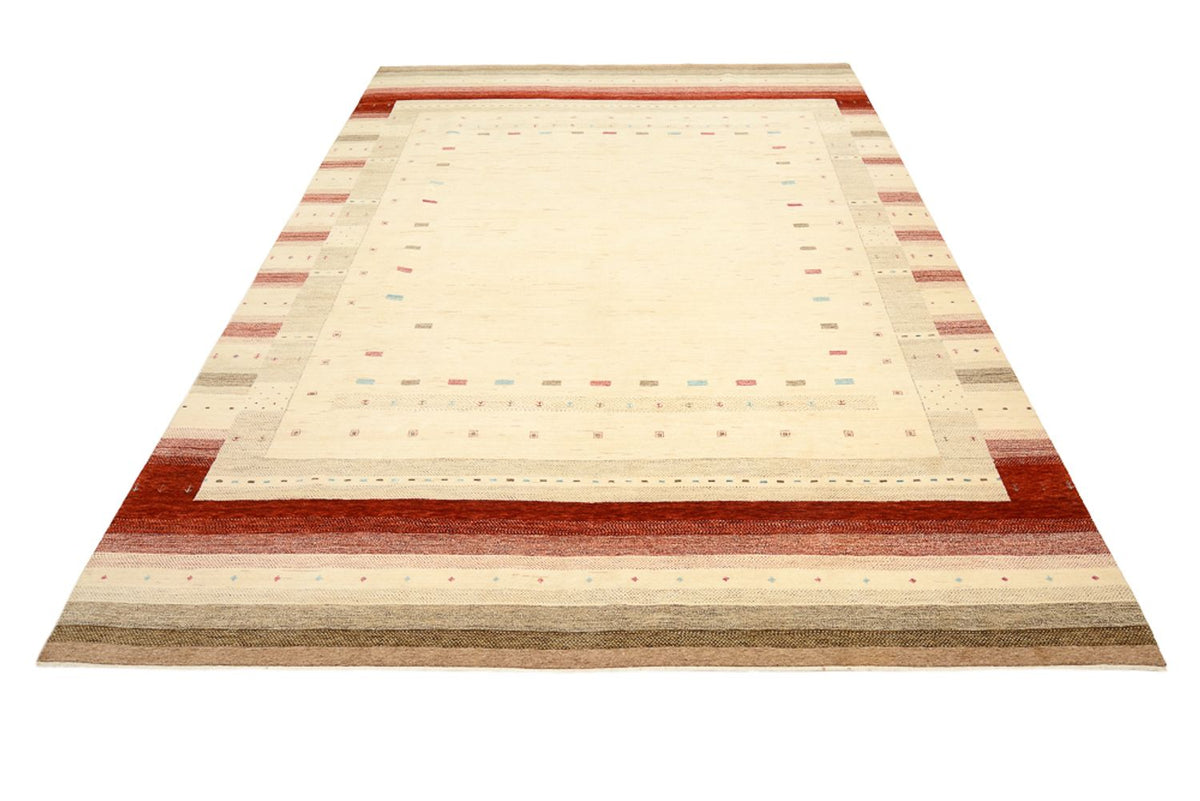Alfombra Gabbeh - Loribaft Indus - 342 x 254 cm - beige claro