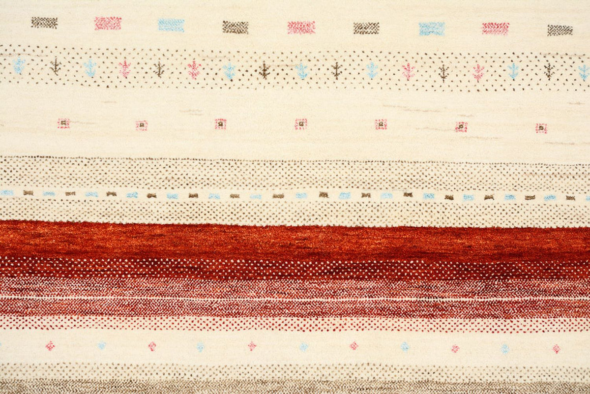 Alfombra Gabbeh - Loribaft Indus - 240 x 175 cm - beige claro