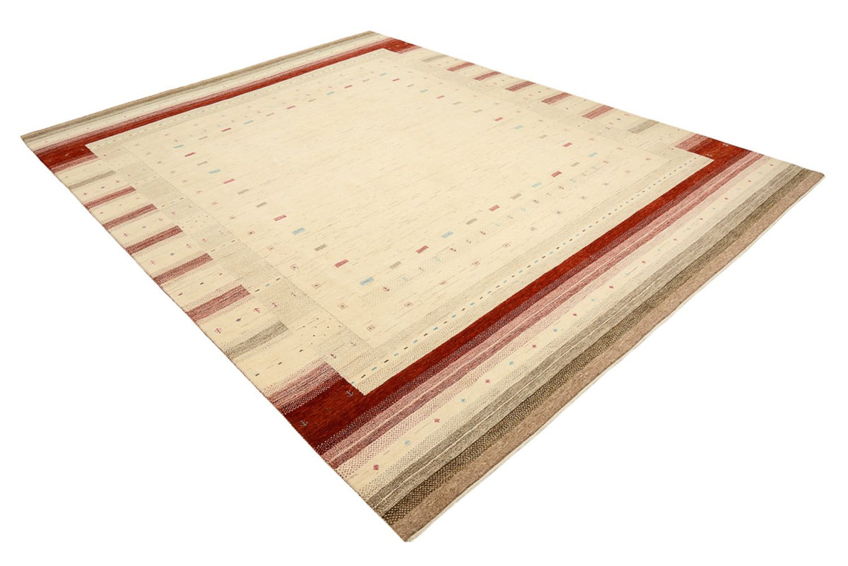 Alfombra Gabbeh - Loribaft Indus - 319 x 251 cm - beige claro