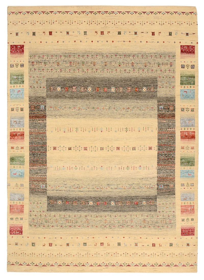 Alfombra Gabbeh - Loribaft Indus - 243 x 171 cm - multicolor