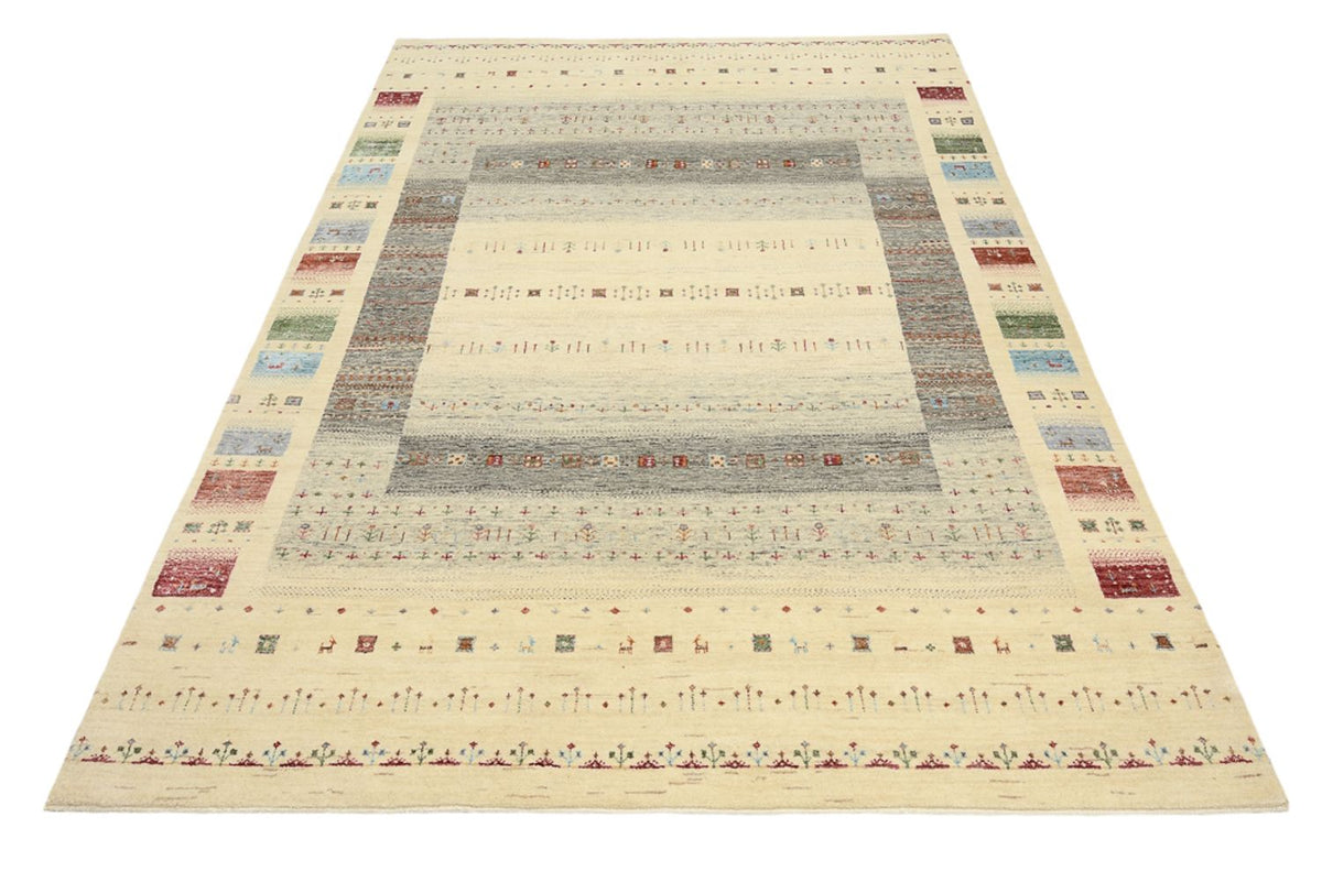 Alfombra Gabbeh - Loribaft Indus - 243 x 171 cm - multicolor