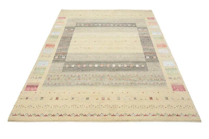 Alfombra Gabbeh - Loribaft Indus - 243 x 171 cm - multicolor