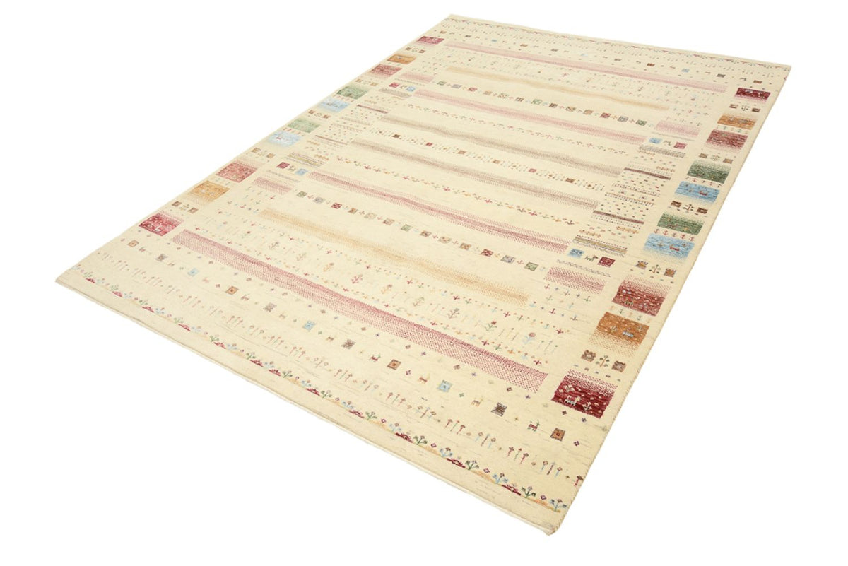 Alfombra Gabbeh - Loribaft Indus - 246 x 171 cm - multicolor