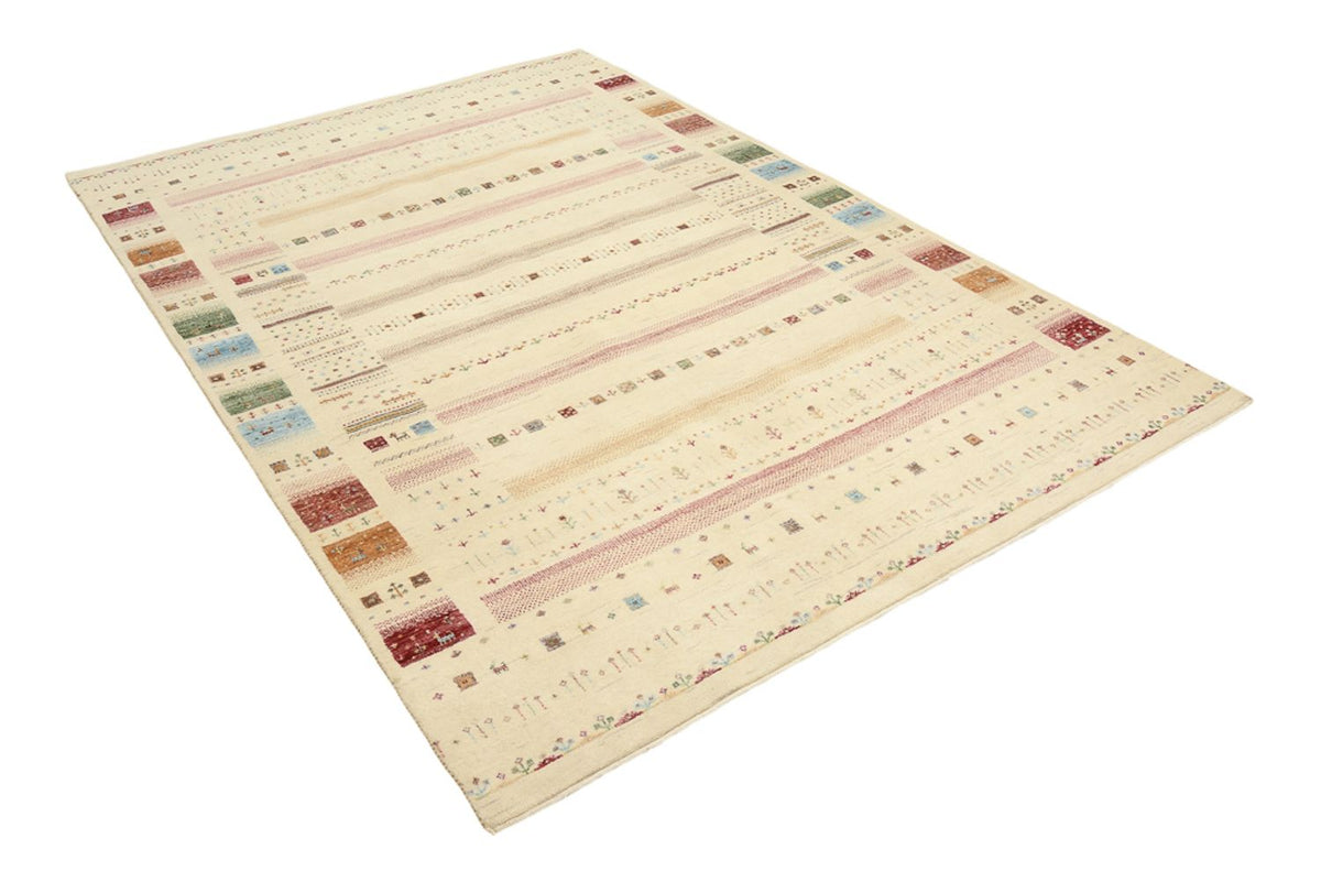 Alfombra Gabbeh - Loribaft Indus - 246 x 171 cm - multicolor