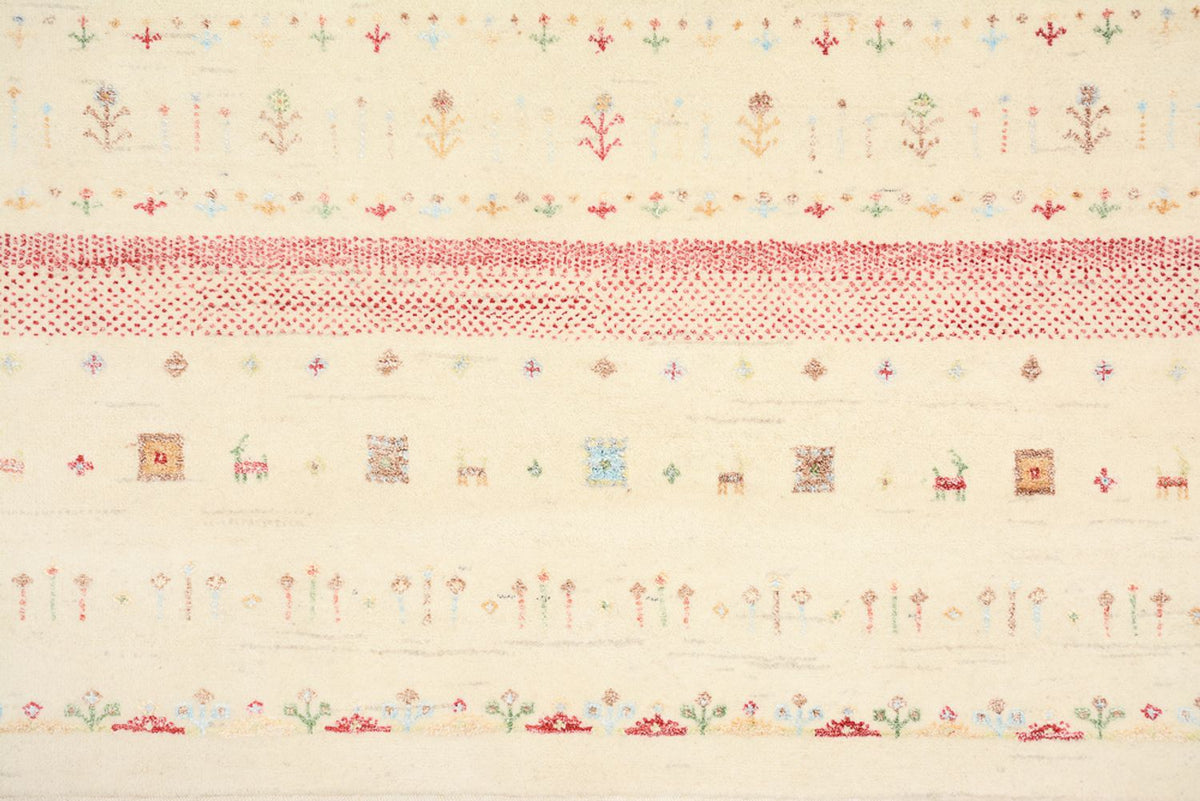 Alfombra Gabbeh - Loribaft Indus - 246 x 171 cm - multicolor