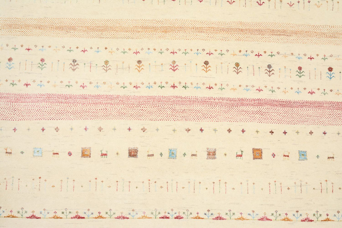 Alfombra Gabbeh - Loribaft Indus - 335 x 248 cm - multicolor