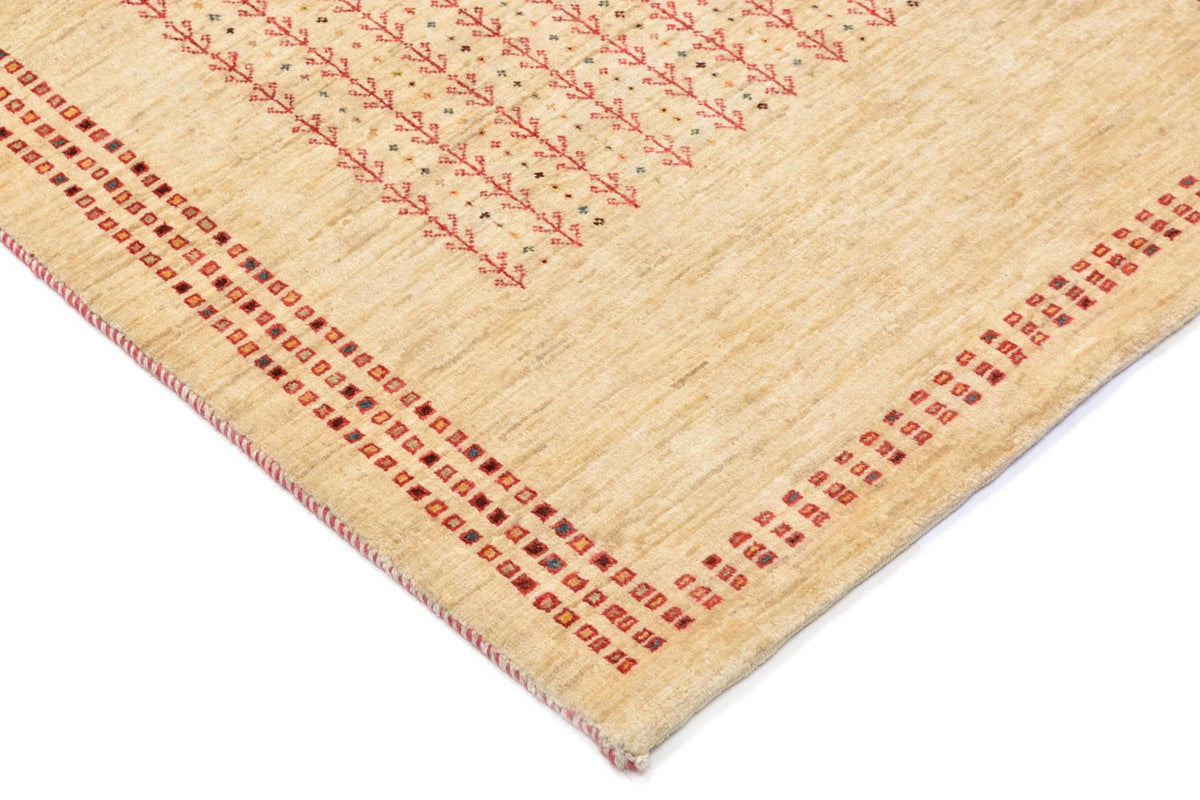 Alfombra Gabbeh - Loribaft Persa - 119 x 81 cm - natural