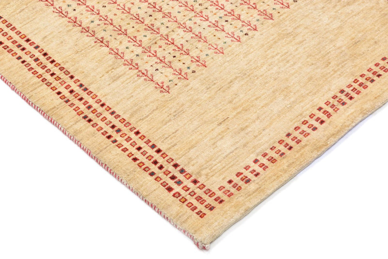 Alfombra Gabbeh - Loribaft Persa - 119 x 81 cm - natural