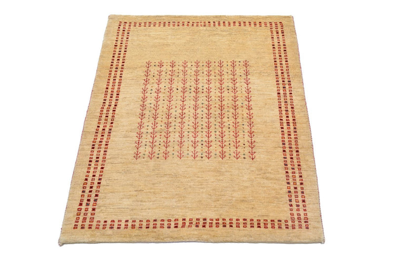 Alfombra Gabbeh - Loribaft Persa - 119 x 81 cm - natural