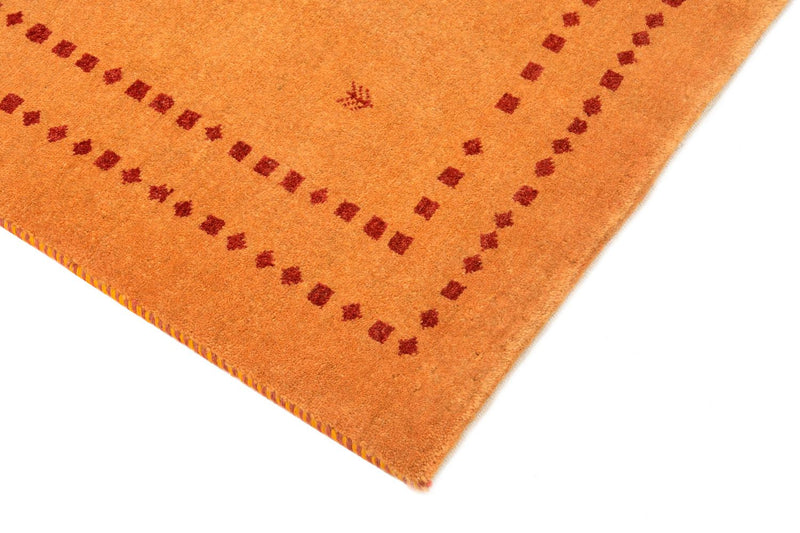 Alfombra Gabbeh - Loribaft Persa - 98 x 62 cm - naranja