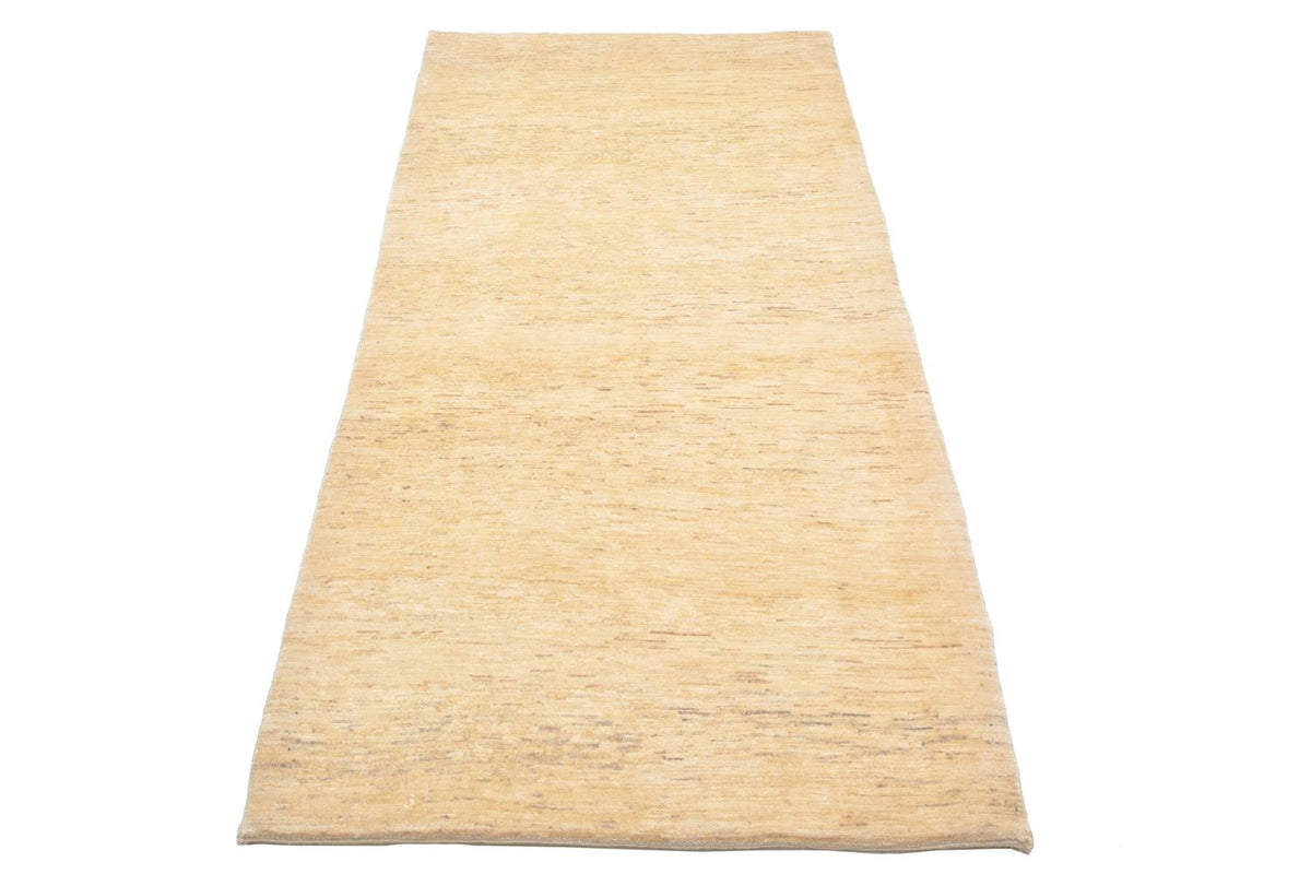 Alfombra de pasillo Alfombra Gabbeh - Loribaft Persa - 203 x 88 cm - natural