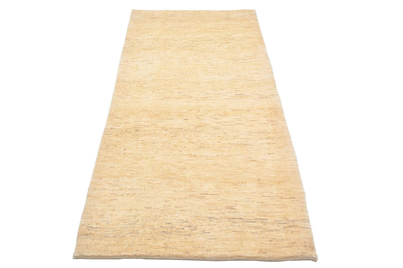 Alfombra de pasillo Alfombra Gabbeh - Loribaft Persa - 203 x 88 cm - natural