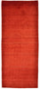 Alfombra de pasillo Alfombra Gabbeh - Loribaft Persa - 208 x 86 cm - rojo