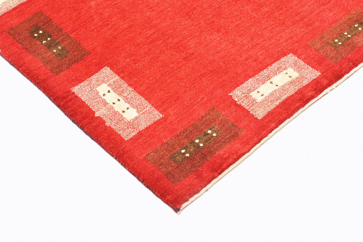 Alfombra Gabbeh - Loribaft Persa - 166 x 104 cm - rojo