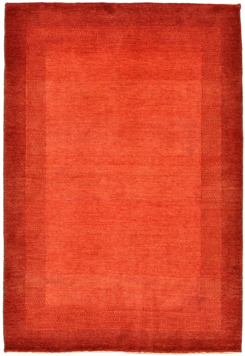 Alfombra Gabbeh - Loribaft Persa - 149 x 101 cm - rojo