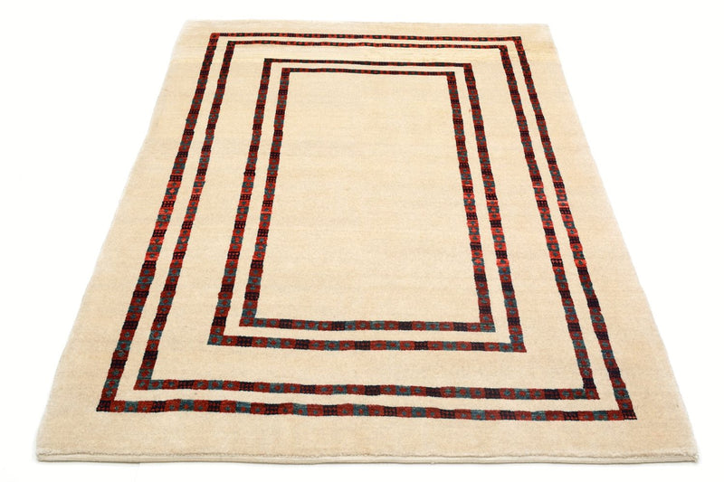 Alfombra Gabbeh - Loribaft Persa - 179 x 127 cm - beige
