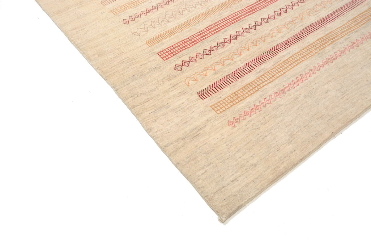Alfombra Gabbeh - Loribaft Persa - 301 x 205 cm - arena
