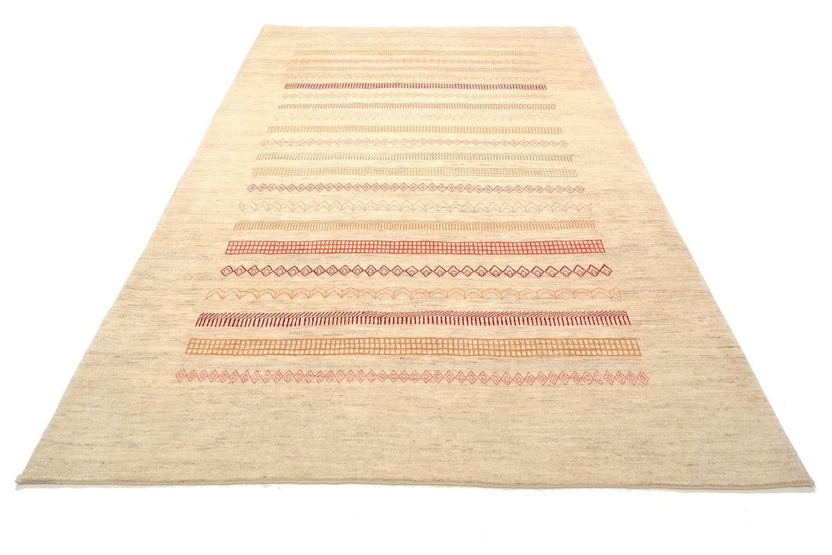 Alfombra Gabbeh - Loribaft Persa - 301 x 205 cm - arena