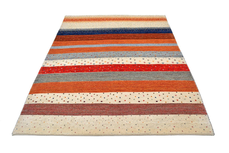 Alfombra Gabbeh - Loribaft Persa - 213 x 160 cm - multicolor
