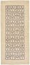 Alfombra de pasillo Alfombra Gabbeh - Loribaft Persa - 192 x 87 cm - arena