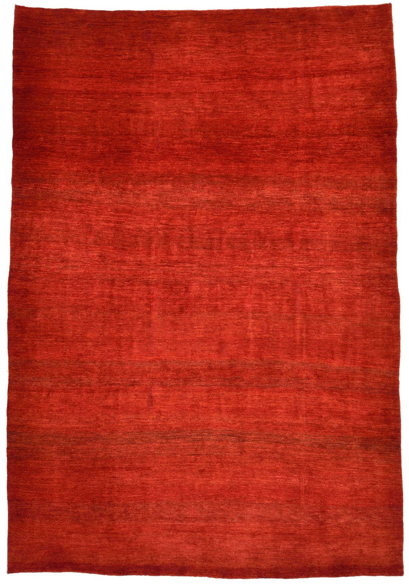 Alfombra Gabbeh - Loribaft Persa - 424 x 292 cm - rojo