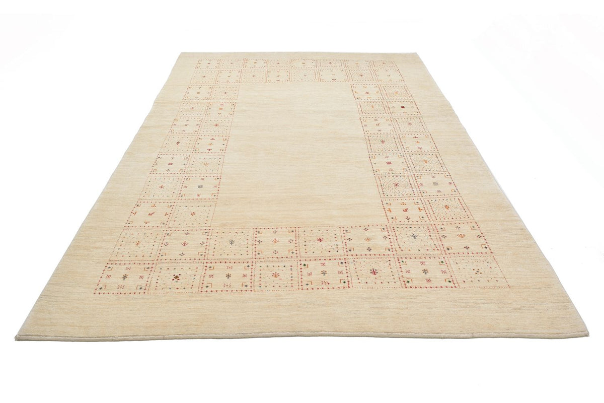 Alfombra Gabbeh - Loribaft Persa - 299 x 202 cm - natural
