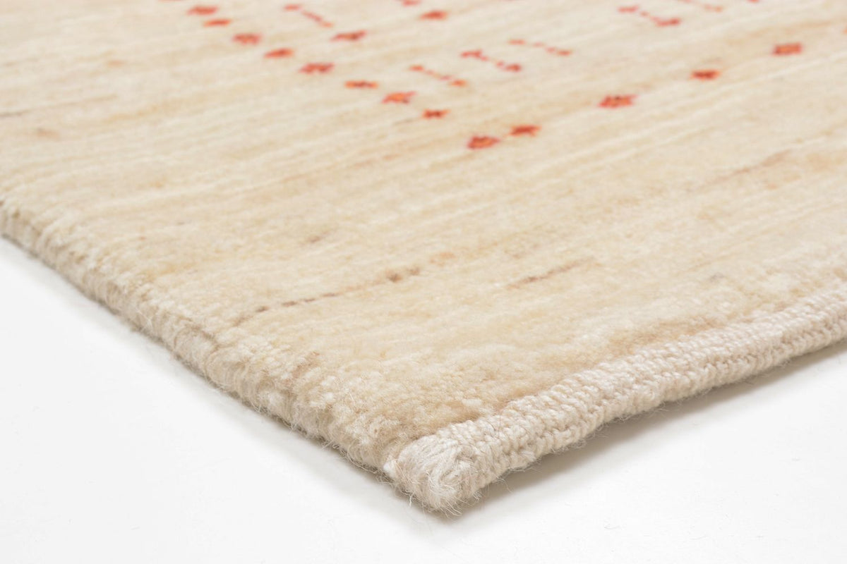 Alfombra Gabbeh - Loribaft Persa - 201 x 119 cm - beige