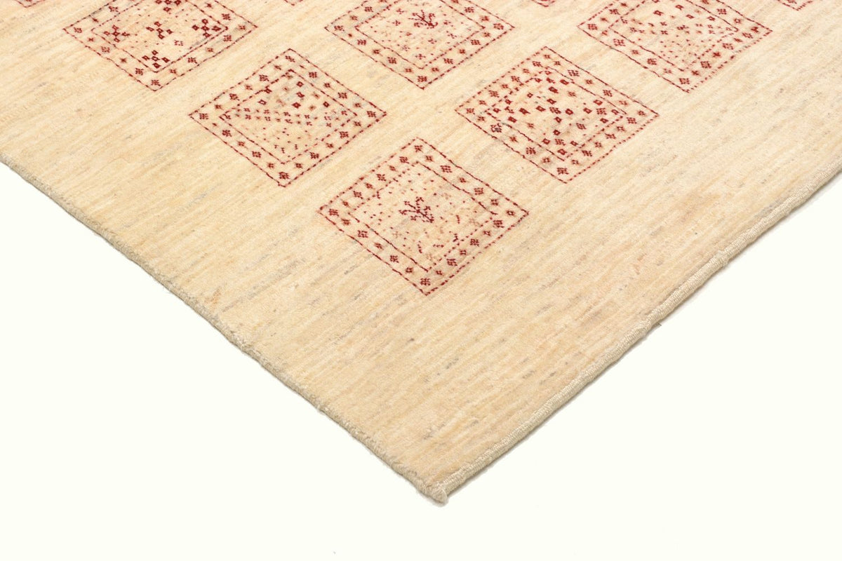 Alfombra Gabbeh - Loribaft Persa - 211 x 141 cm - beige