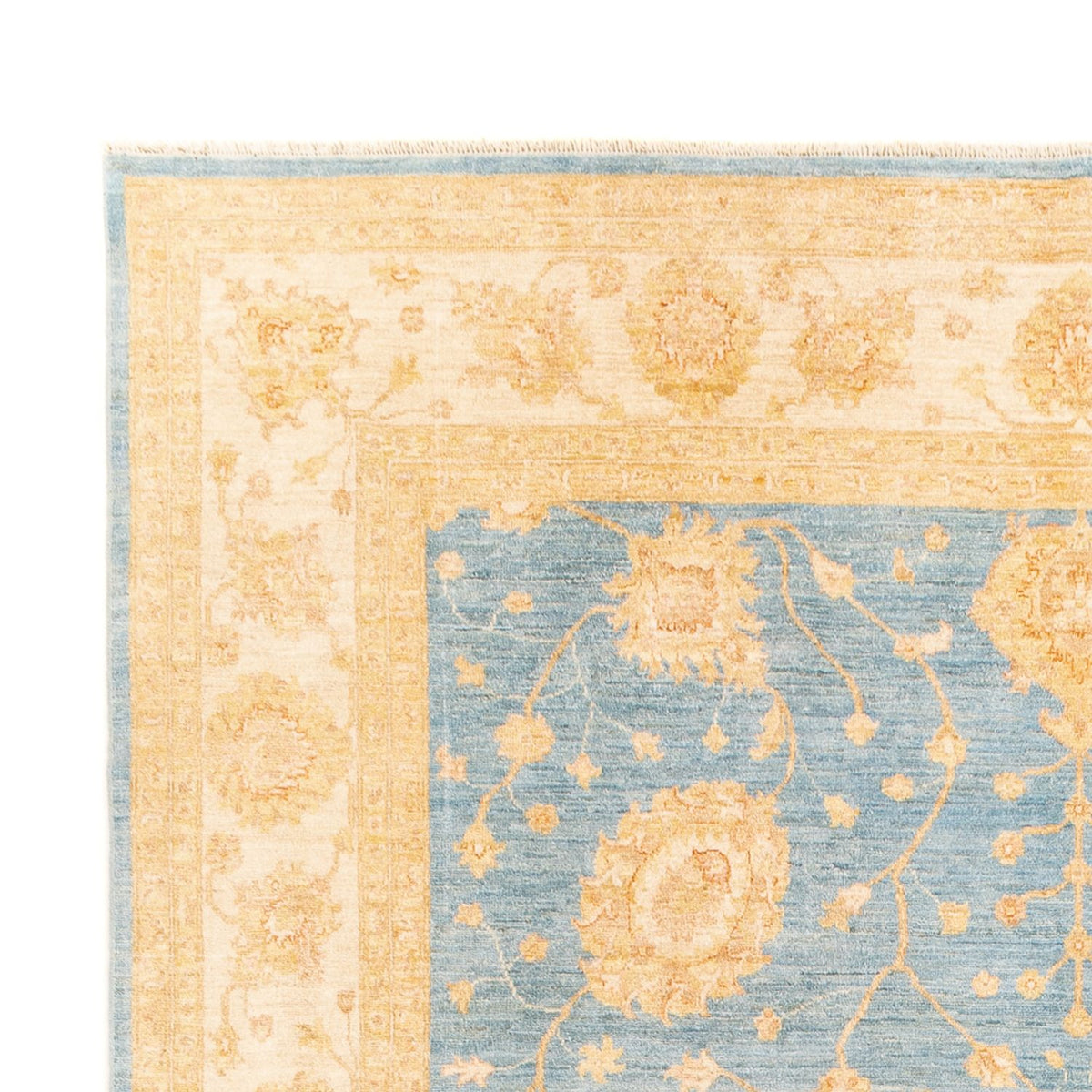 Alfombra Ziegler - 343 x 248 cm - azul claro