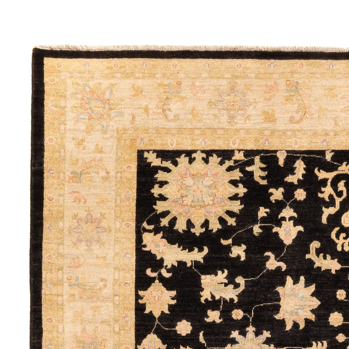 Alfombra Ziegler - 342 x 259 cm - azul oscuro